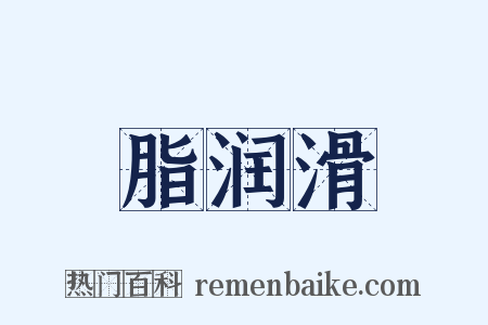 脂润滑是什么意思的图片